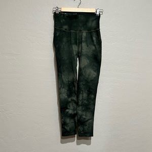 Good American High Waist Tie Dye Compression Leggings, Size 2/3